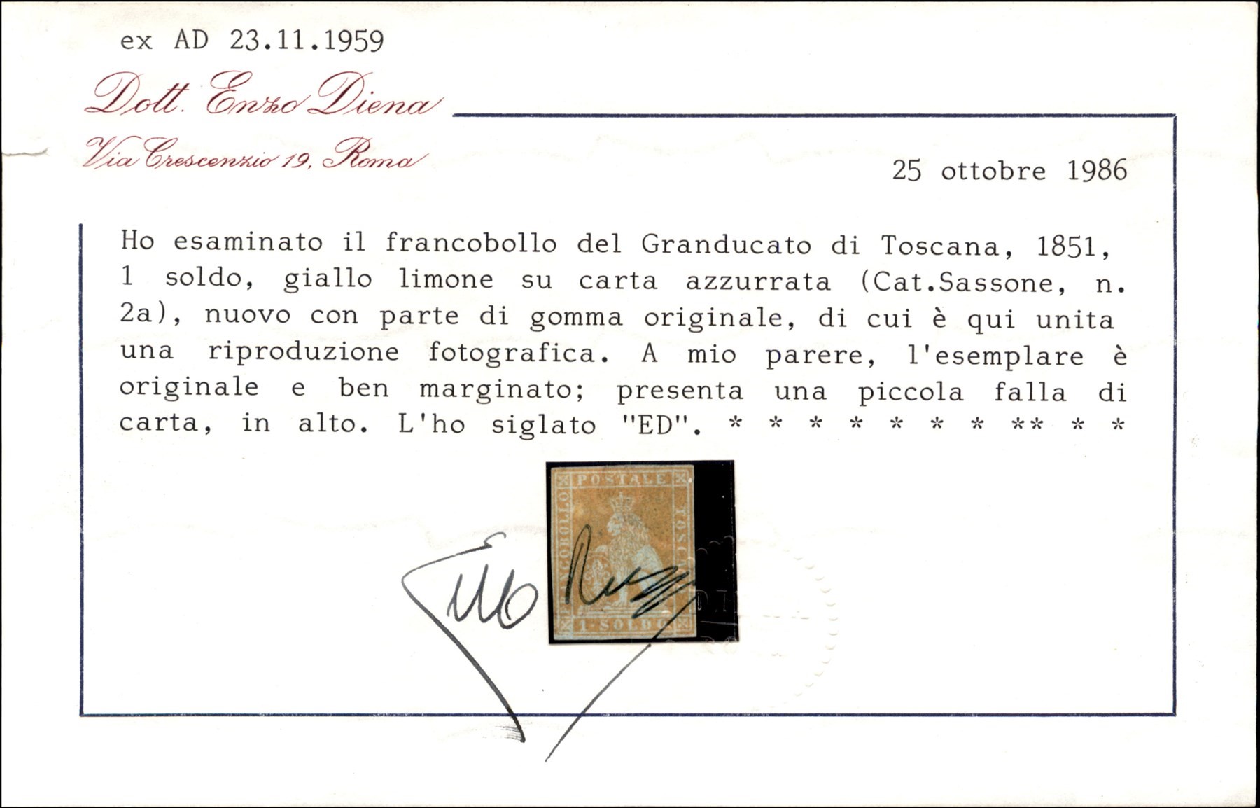ITALIA / Antichi Stati Italiani / Toscana / Posta ordinaria