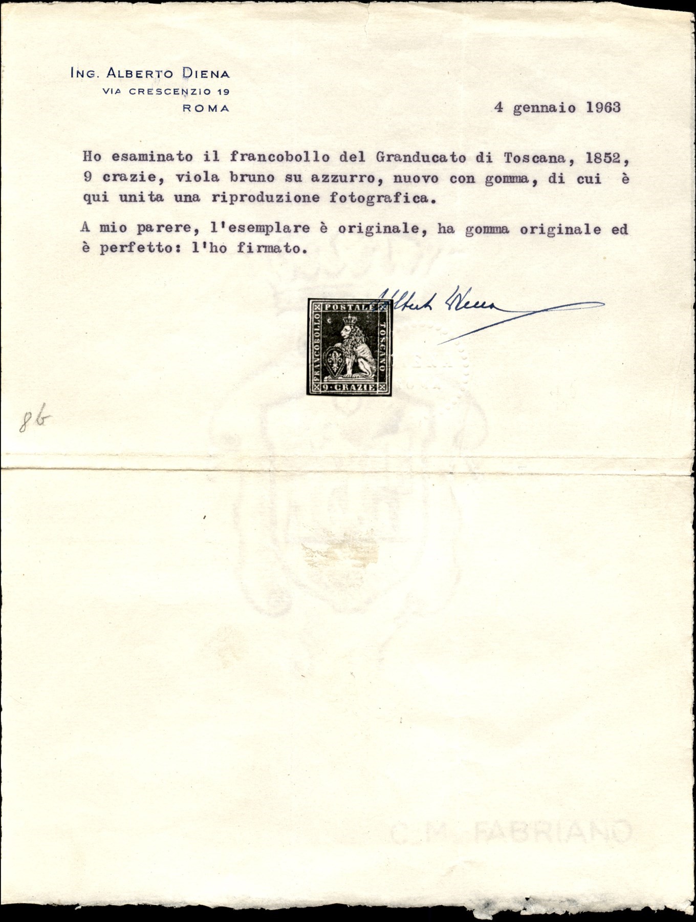 Italia / Antichi Stati Italiani / Toscana / Posta Ordinaria