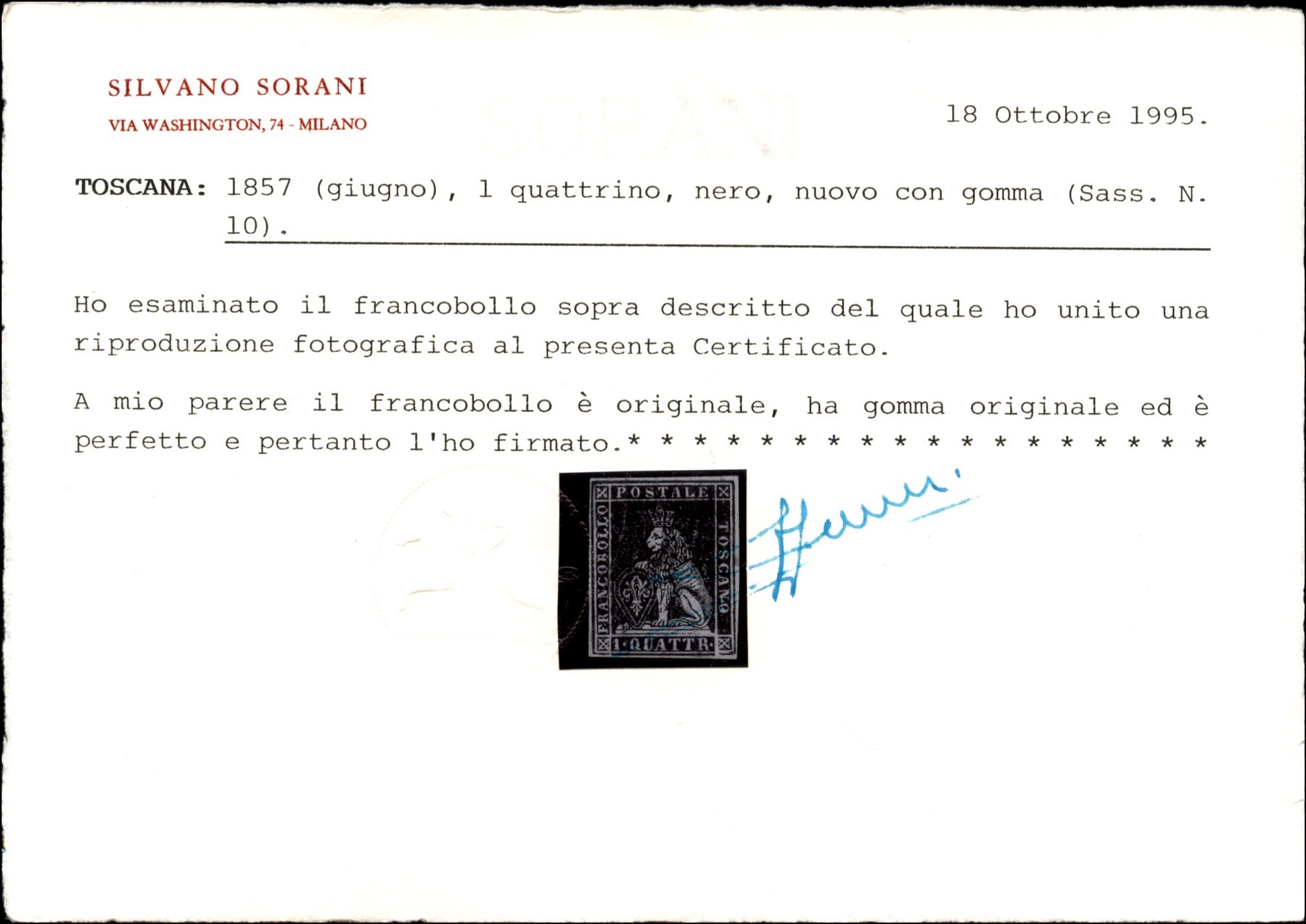 Italia / Antichi Stati Italiani / Toscana / Posta Ordinaria
