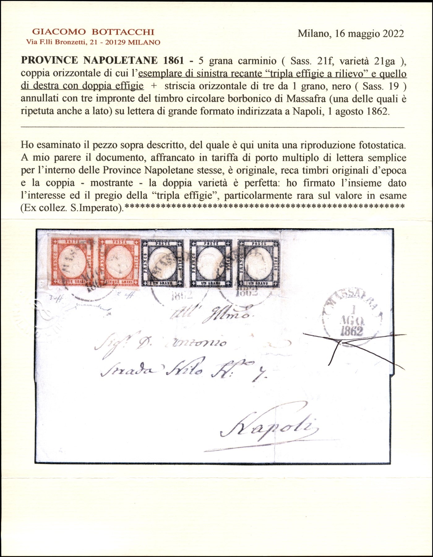 ITALIA / Antichi Stati Italiani / Napoli / Province Napoletane / Posta ordinaria