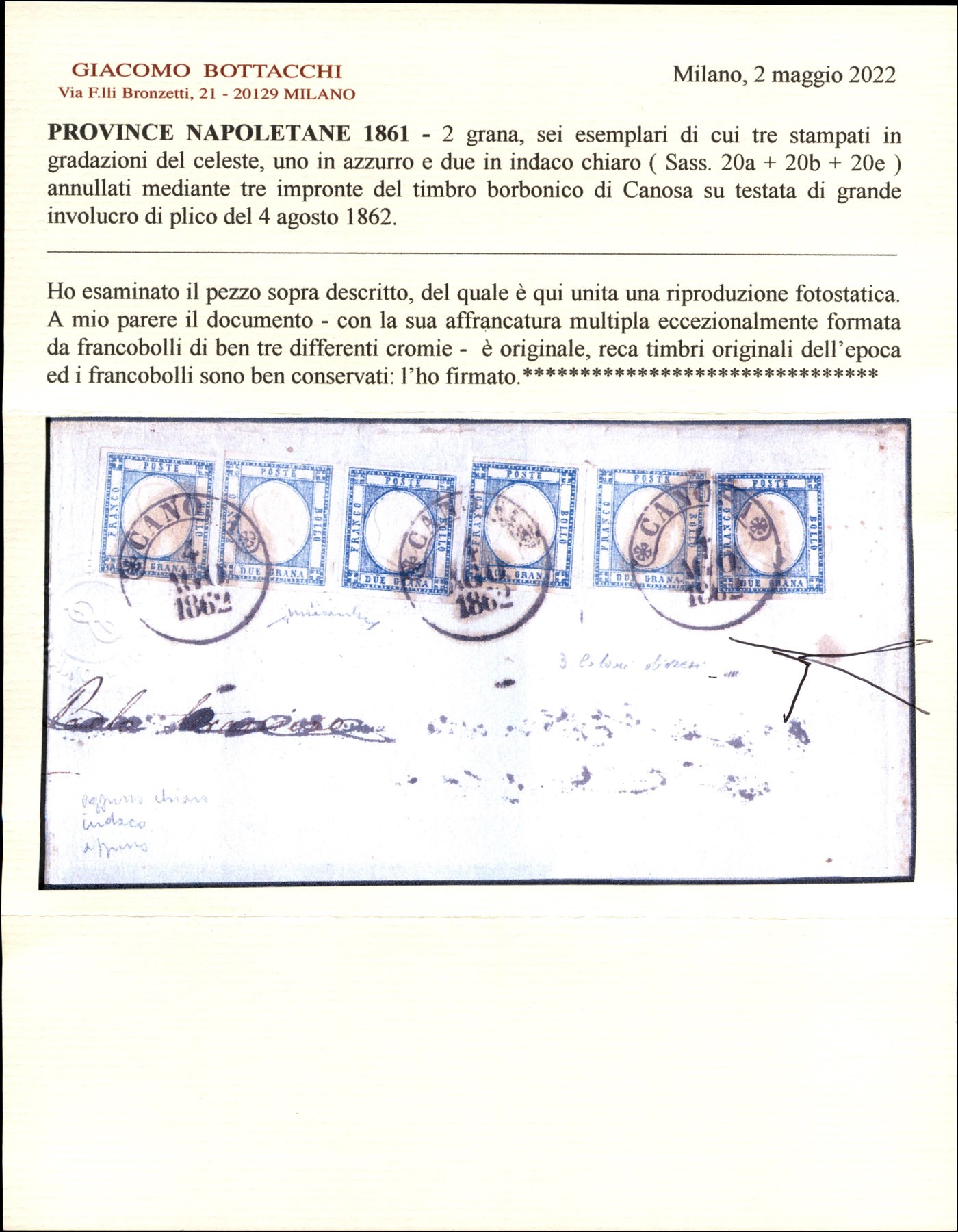 ITALIA / Antichi Stati Italiani / Napoli / Province Napoletane / Posta ordinaria