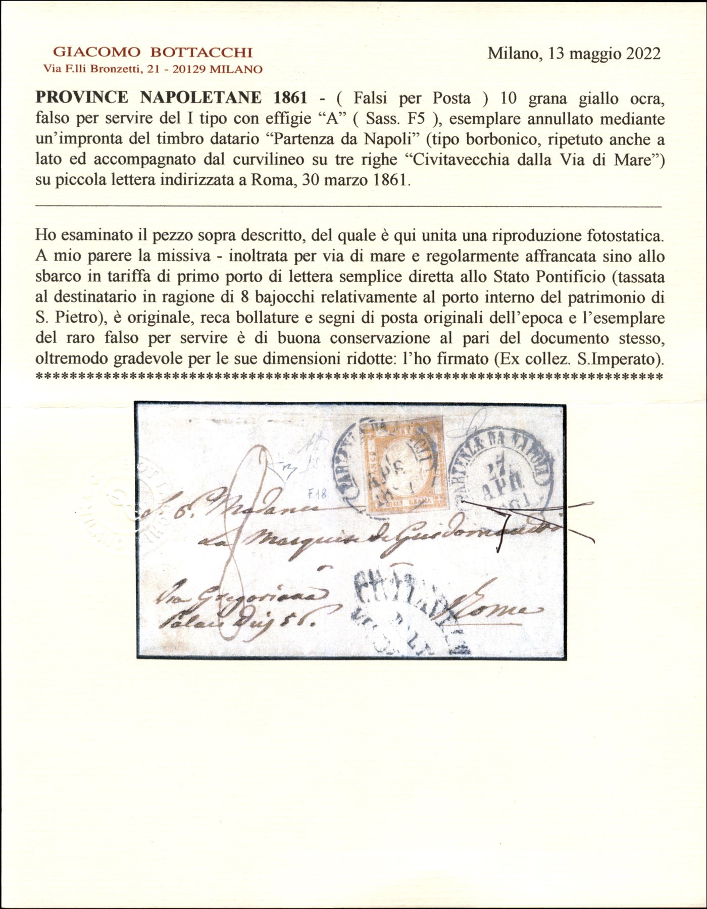 Italia / Antichi Stati Italiani / Napoli / Province Napoletane / Falso Dell'epoca