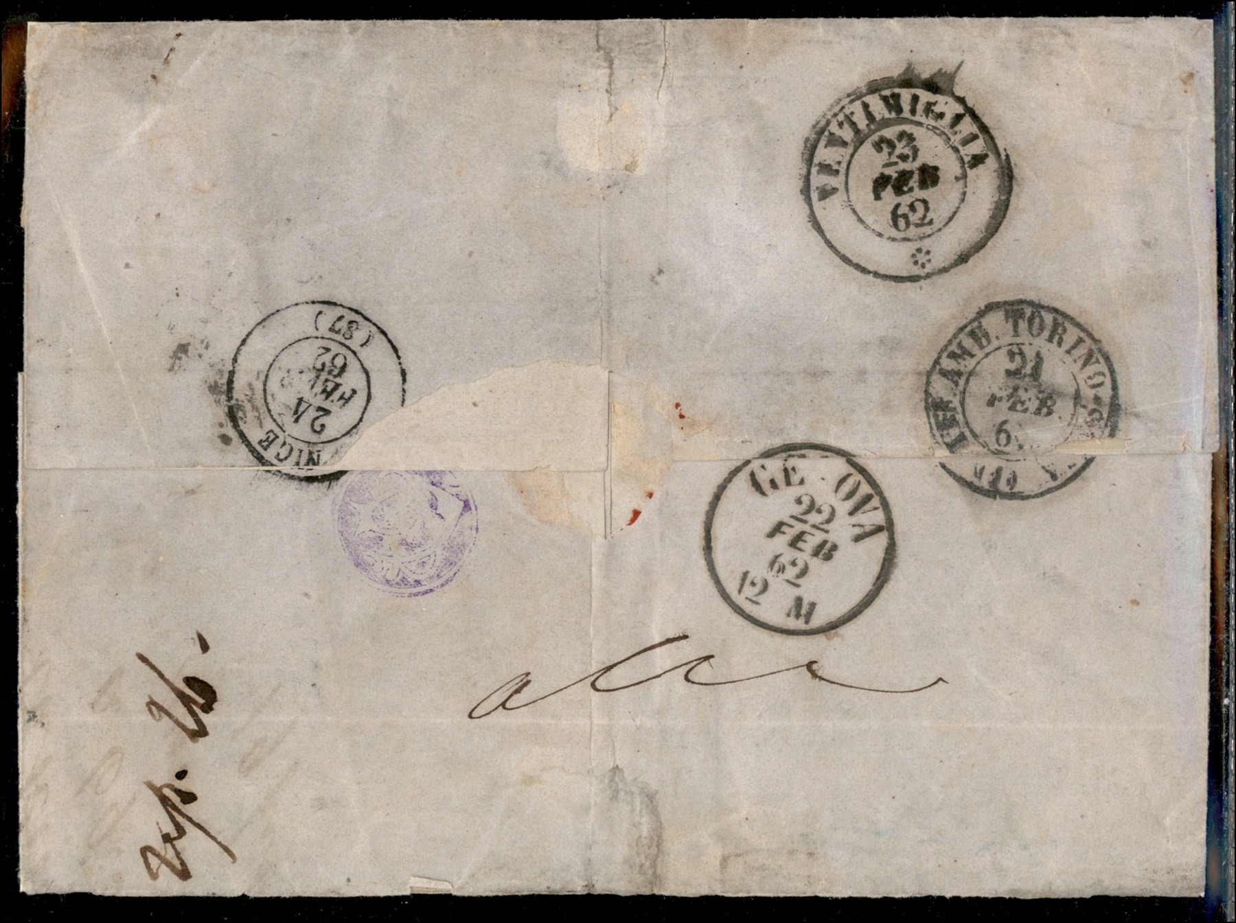 ITALIA / Antichi Stati Italiani / Napoli / Province Napoletane / Posta ordinaria