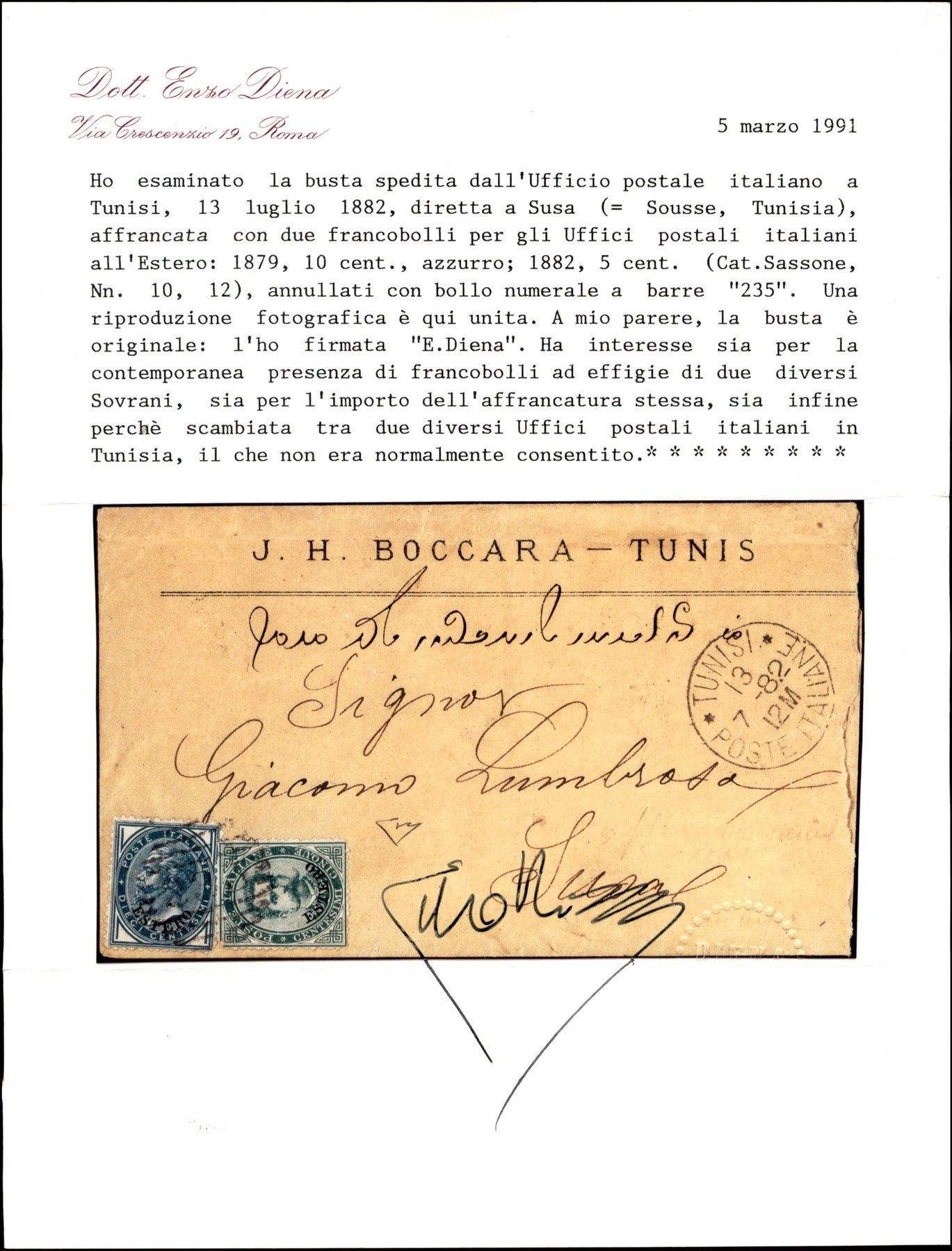 Italia / Uffici Postali All'estero / Levante / Emissioni Generali / Posta Ordinaria