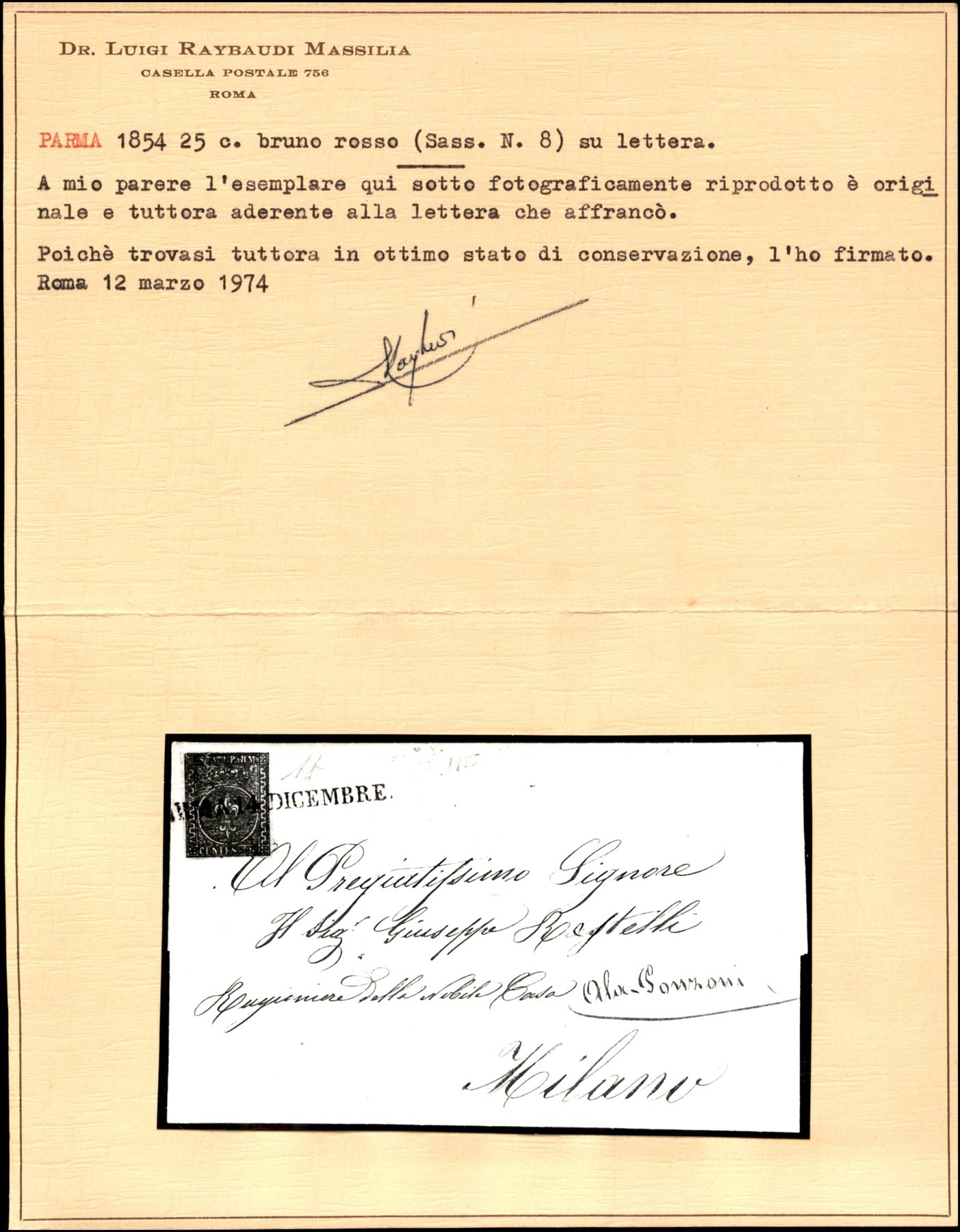 Italia / Antichi Stati Italiani / Parma / Posta Ordinaria