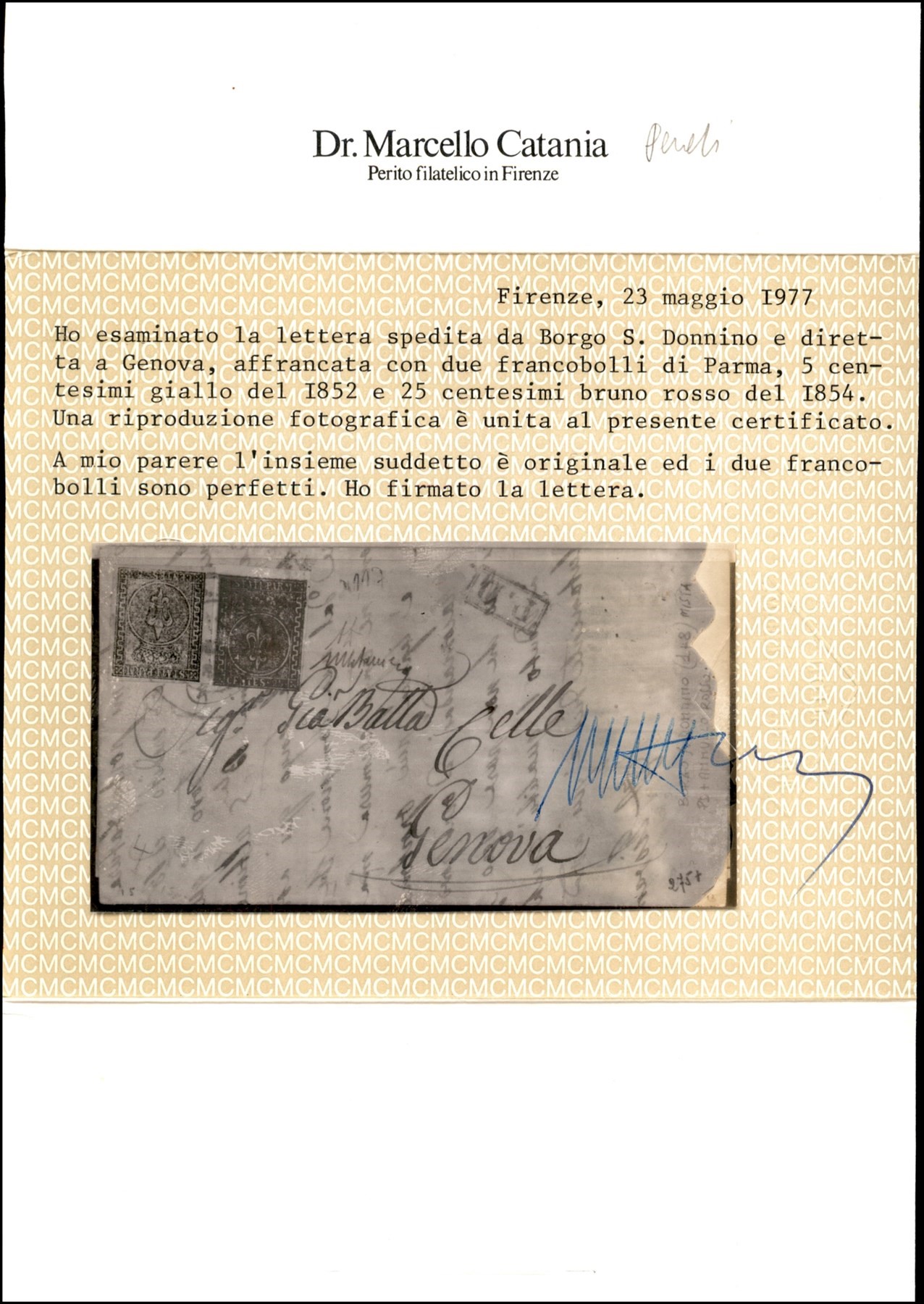 Italia / Antichi Stati Italiani / Parma / Posta Ordinaria