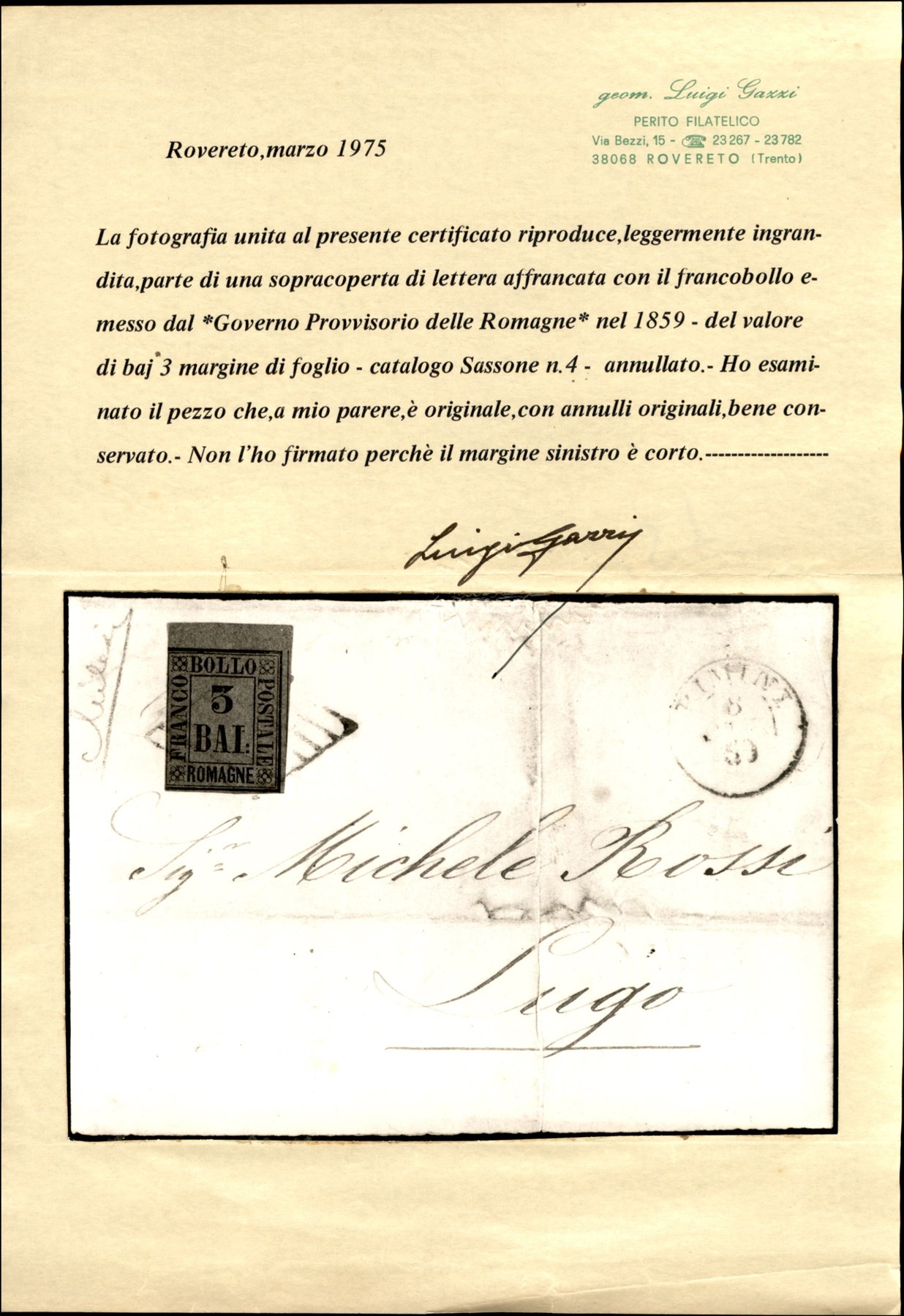 Italia / Antichi Stati Italiani / Romagne / Posta Ordinaria