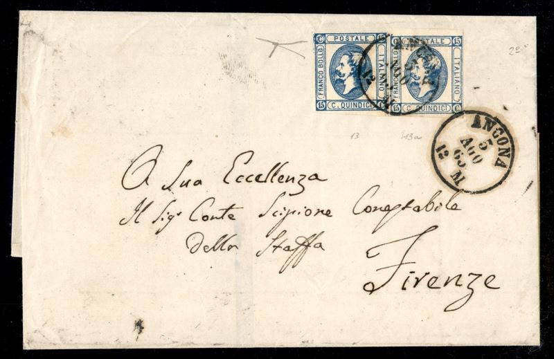 Italia / Regno / Vittorio Emanuele II / Posta Ordinaria
