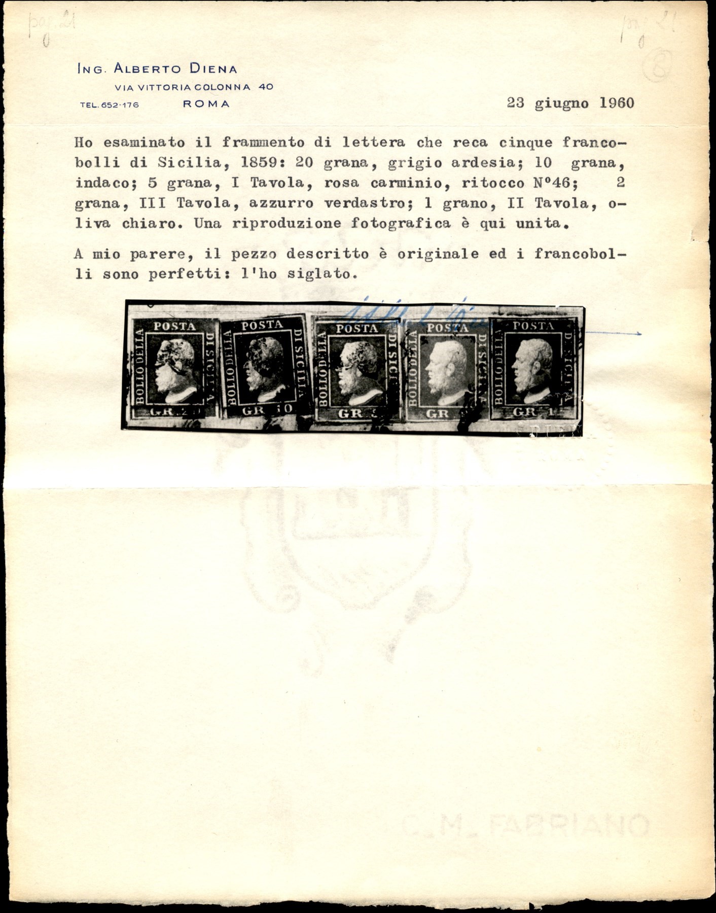 Italia / Antichi Stati Italiani / Sicilia / Posta Ordinaria