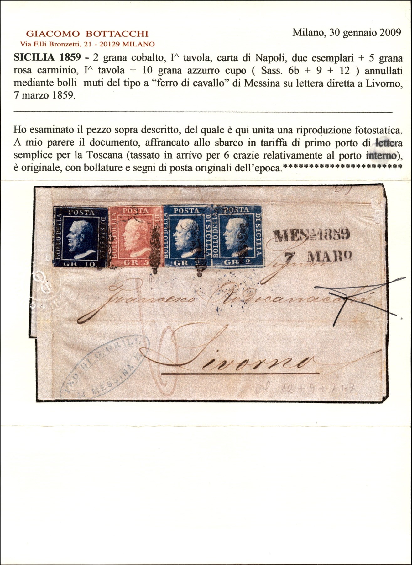 Italia / Antichi Stati Italiani / Sicilia / Posta Ordinaria