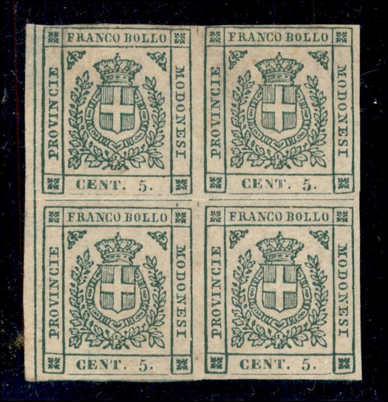 ITALIA / Antichi Stati Italiani / Modena / Governo Provvisorio / Posta ordinaria