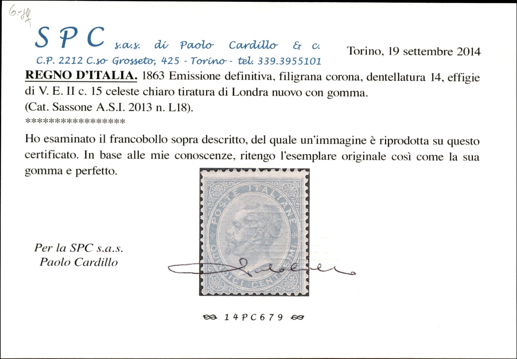 Italia / Regno / Vittorio Emanuele II / Posta Ordinaria