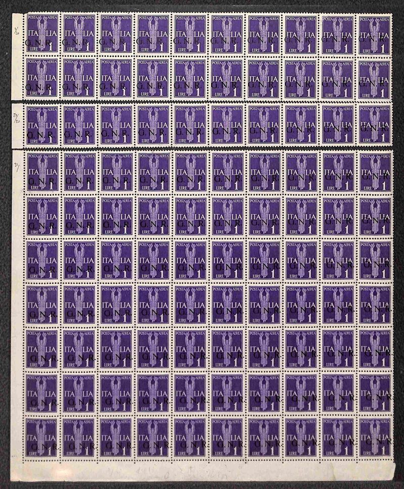 ITALIA / RSI / G.N.R. Verona / Posta aerea