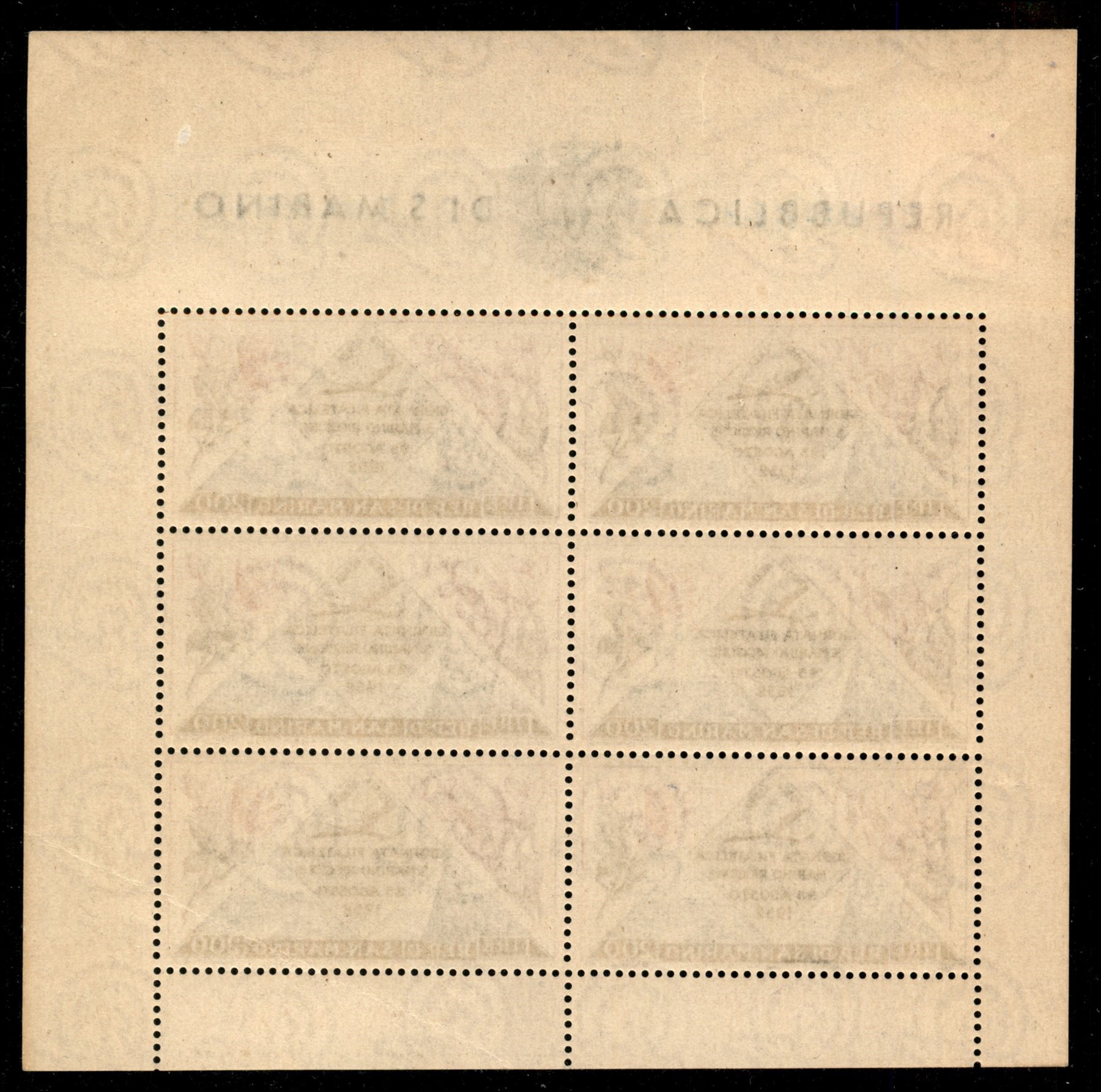 San Marino / Repubblica / Foglietti