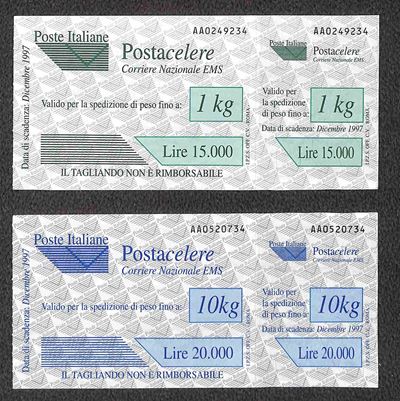 Italia / Repubblica / Servizio Posta Celere