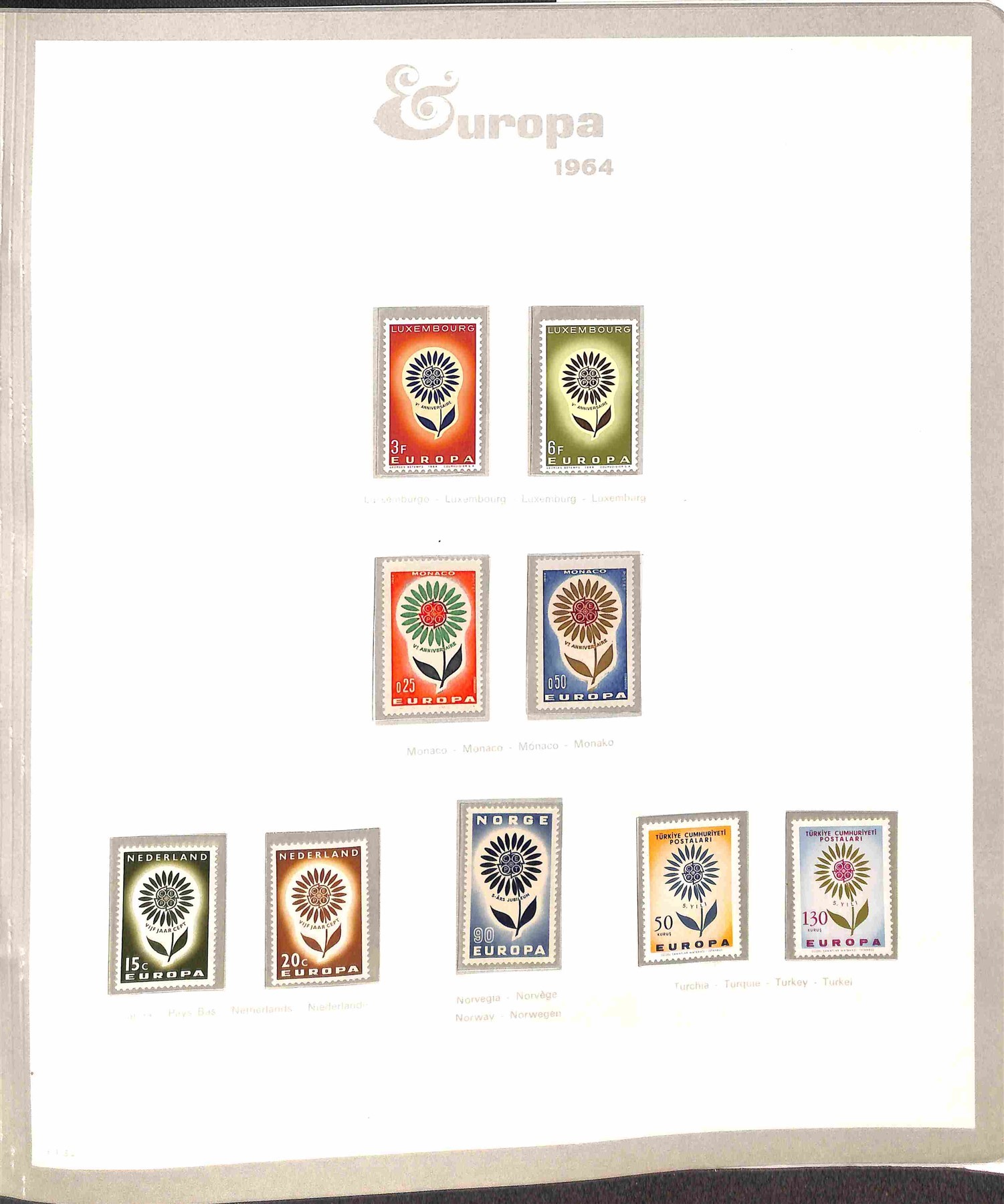Europa Cept / Posta Ordinaria