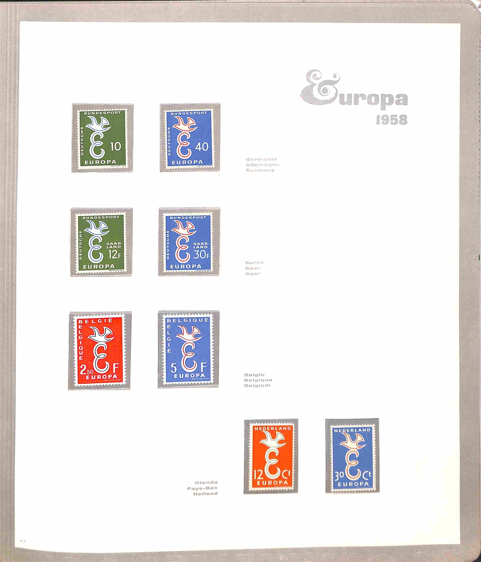 Europa Cept / Posta Ordinaria