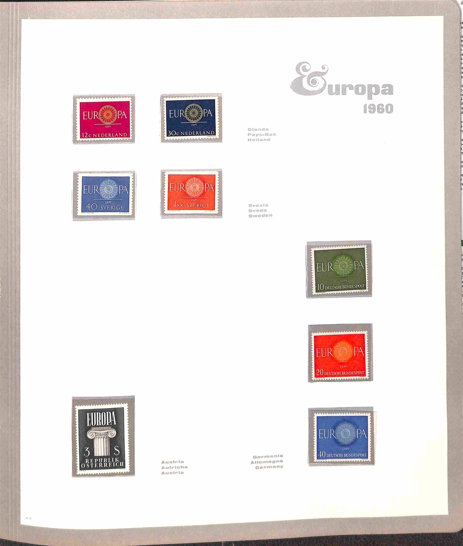 Europa Cept / Posta Ordinaria