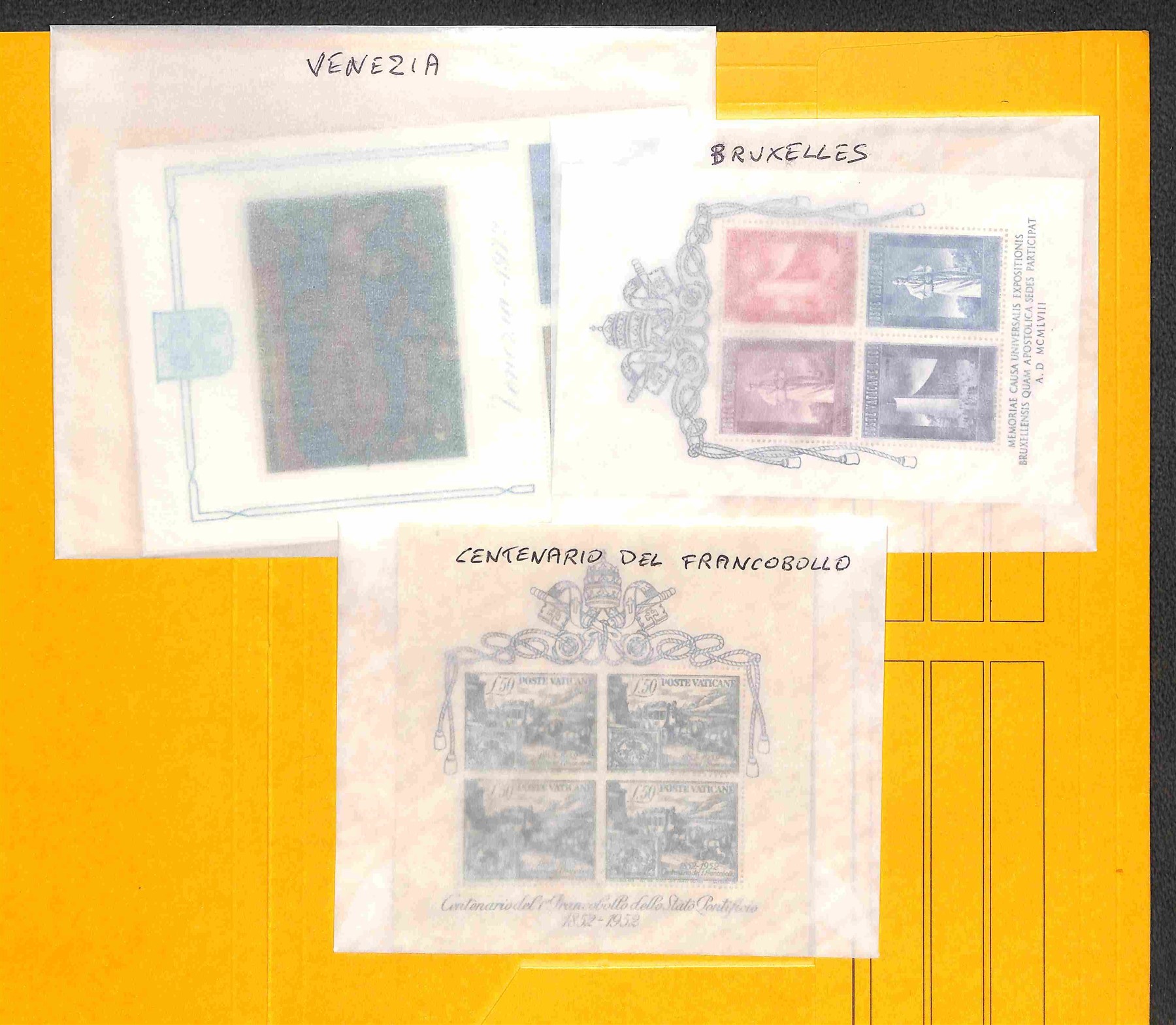 Vaticano / Posta Ordinaria + Aerea + Espressi
