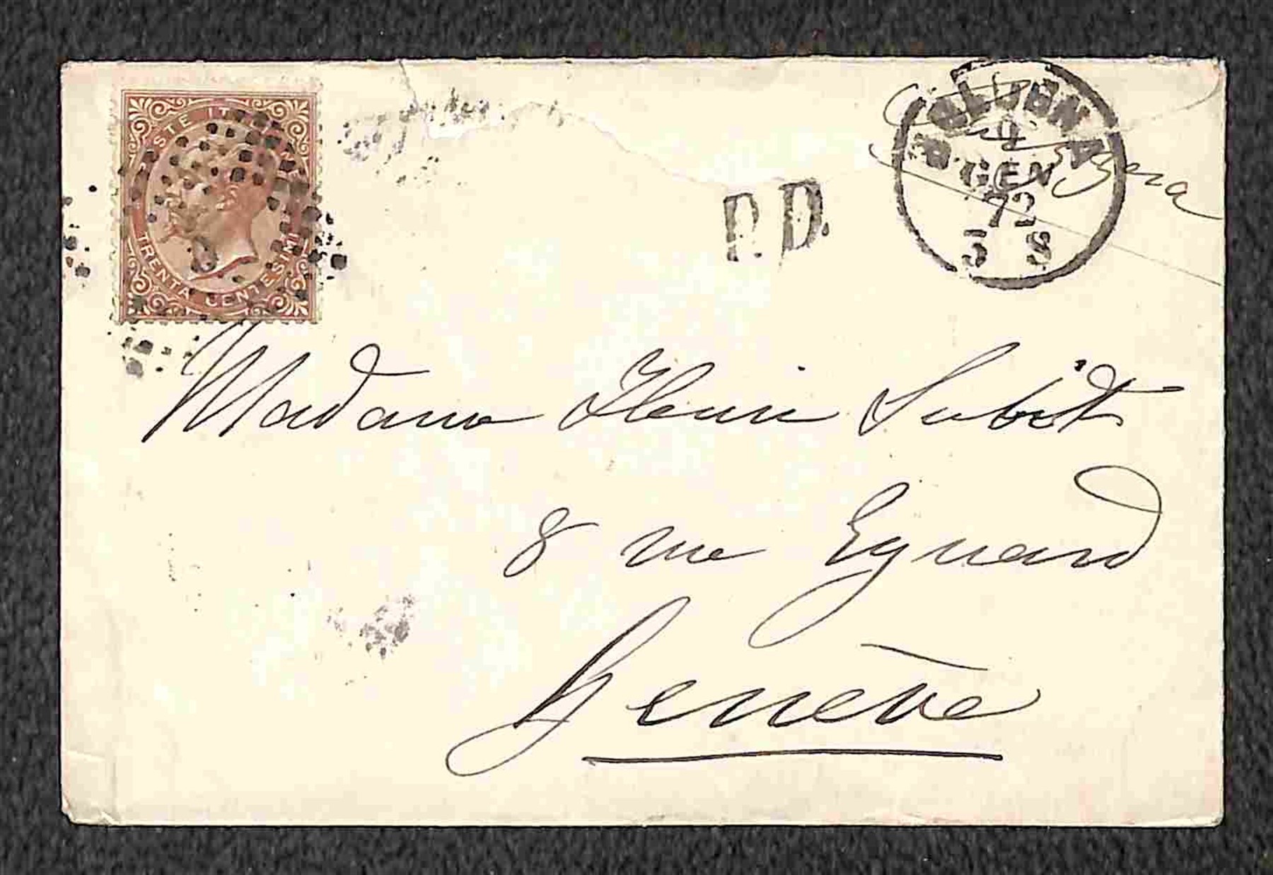 Italia / Regno / Vittorio Emanuele II / Posta Ordinaria