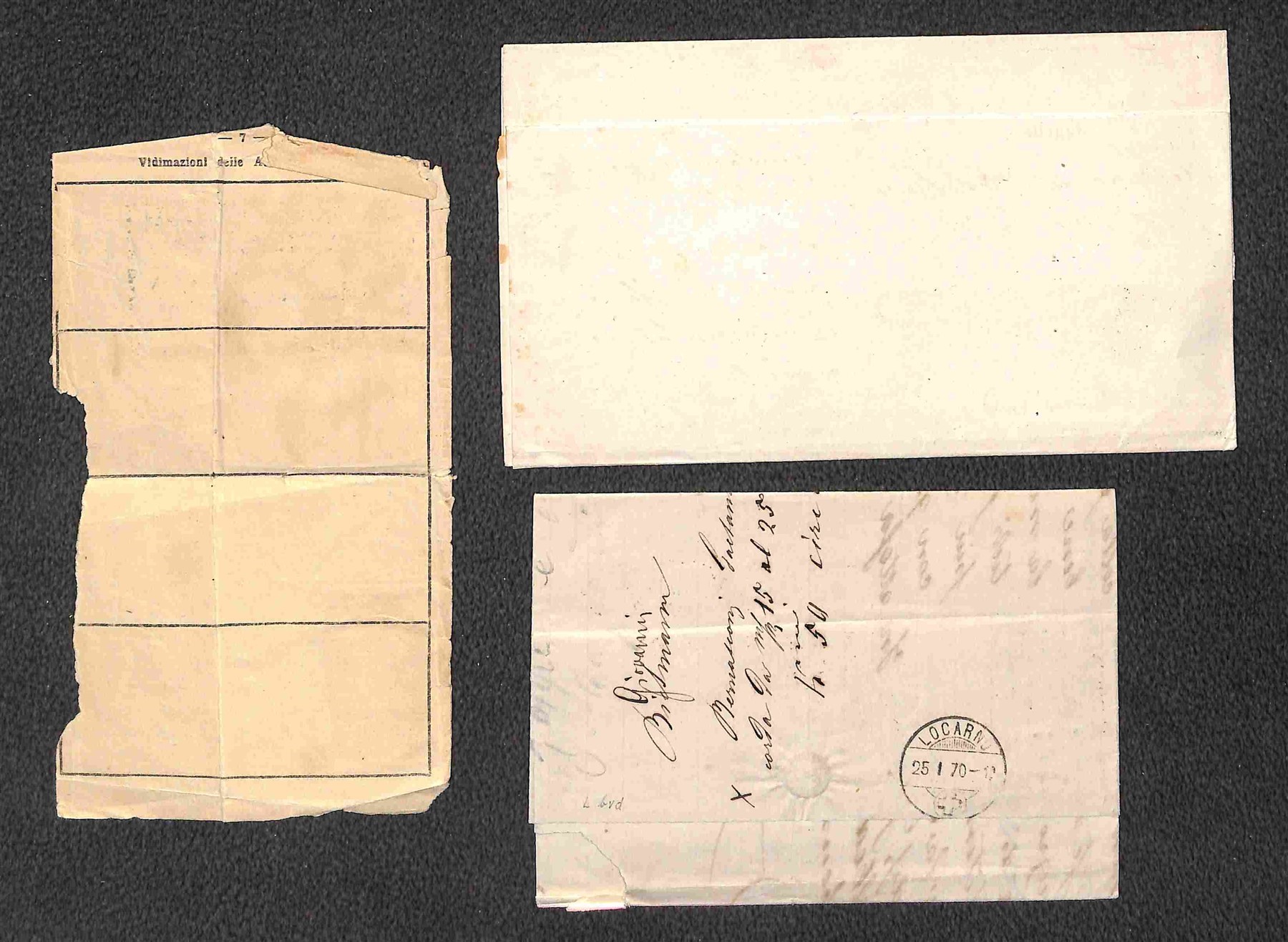 ITALIA / Regno / Vittorio Emanuele II / Posta ordinaria