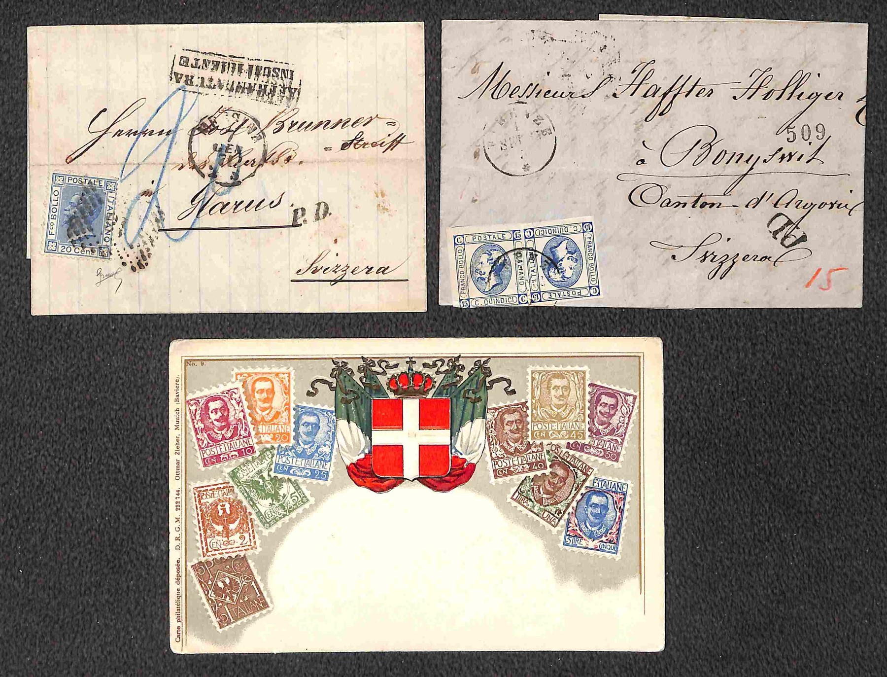 ITALIA / Regno / Vittorio Emanuele II / Posta ordinaria