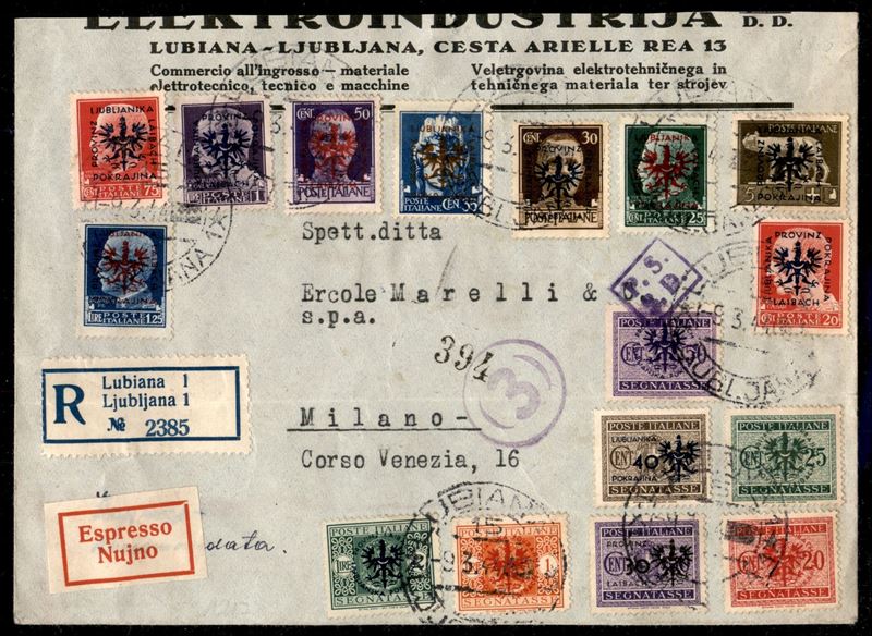 Italia / Occupazioni II Guerra Mondiale / Occupazione Tedesca / Lubiana