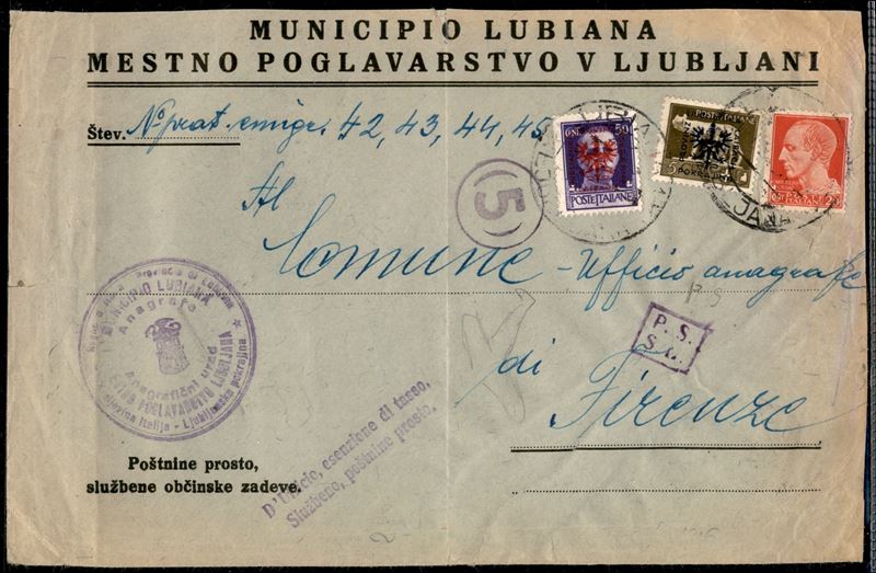 Italia / Occupazioni II Guerra Mondiale / Occupazione Tedesca / Lubiana