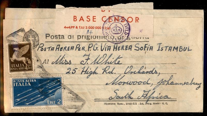 Italia / Regno / Vittorio Emanuele III / Posta Militare