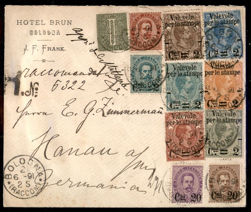 Italia / Regno / Umberto i / Posta Ordinaria