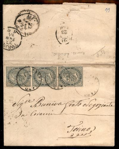 Italia / Regno / Vittorio Emanuele II / Posta Ordinaria