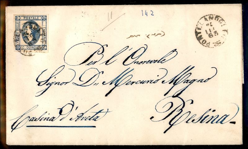 Italia / Regno / Vittorio Emanuele II / Posta Ordinaria