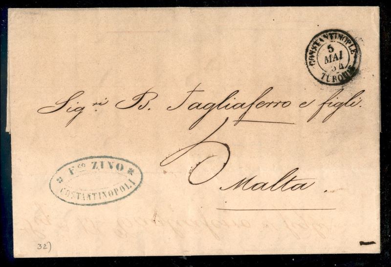 Italia / Uffici Postali All'estero / Levante / Costantinopoli / Posta Ordinaria