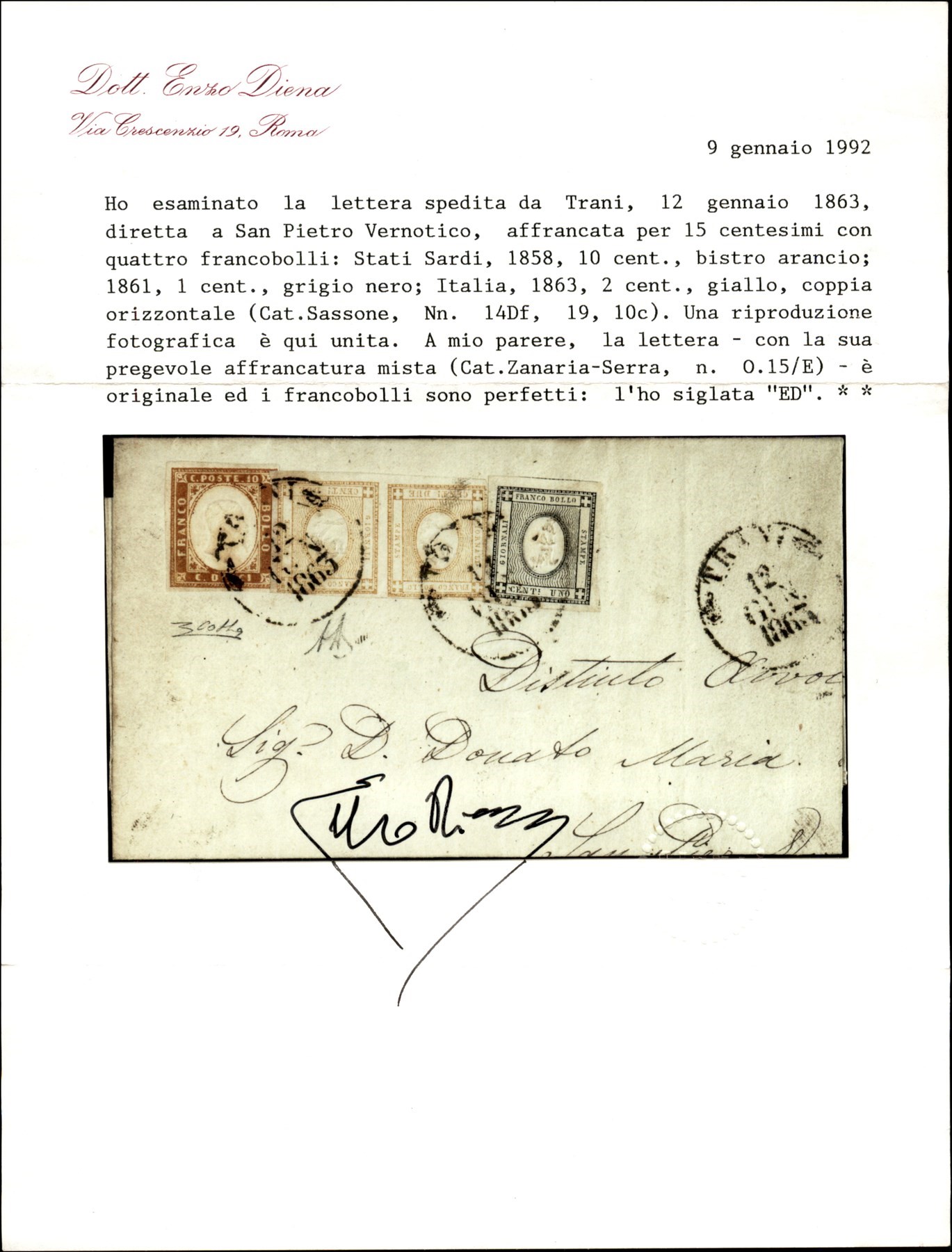 ITALIA / Regno / Vittorio Emanuele II