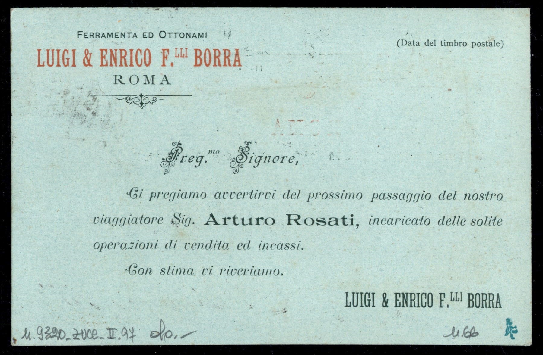 Italia / Regno / Umberto i / Posta Ordinaria