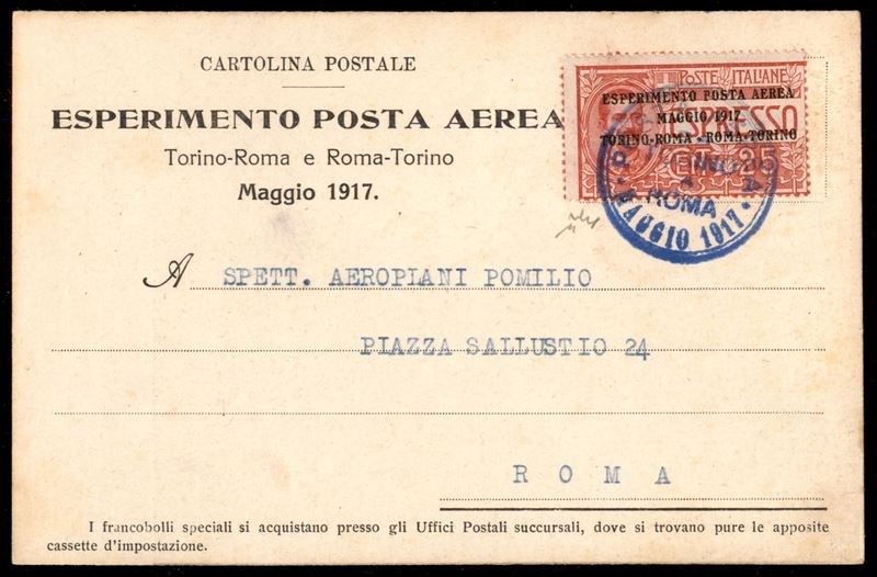 Italia / Regno / Vittorio Emanuele III / Posta Aerea