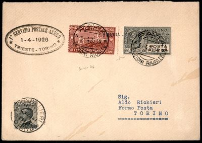Italia / Regno / Vittorio Emanuele III / Posta Aerea