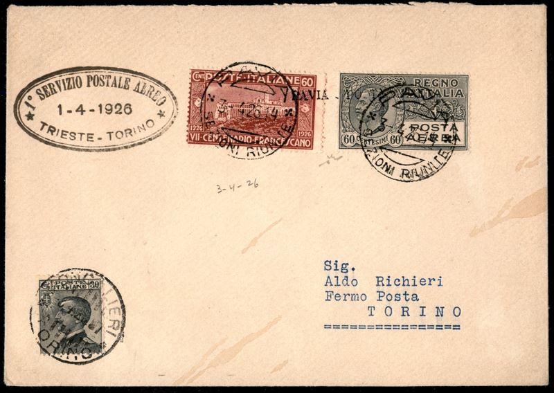 Italia / Regno / Vittorio Emanuele III / Posta Aerea