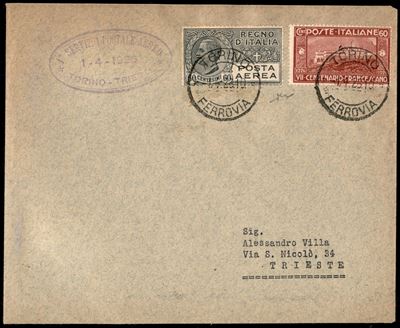 Italia / Regno / Vittorio Emanuele III / Posta Aerea