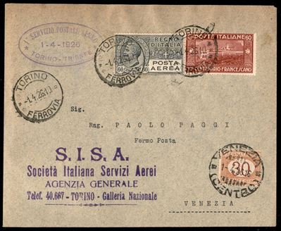 Italia / Regno / Vittorio Emanuele III / Posta Aerea