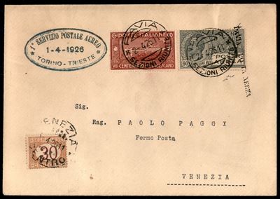 Italia / Regno / Vittorio Emanuele III / Posta Aerea