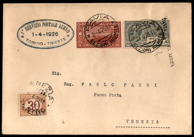 Italia / Regno / Vittorio Emanuele III / Posta Aerea