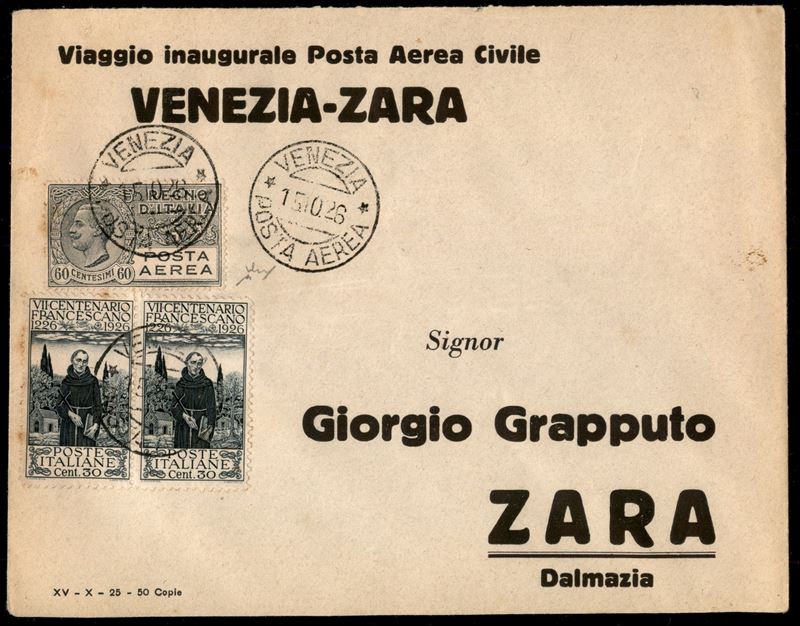 Italia / Regno / Vittorio Emanuele III / Posta Aerea