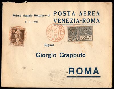 Italia / Regno / Vittorio Emanuele III / Posta Aerea