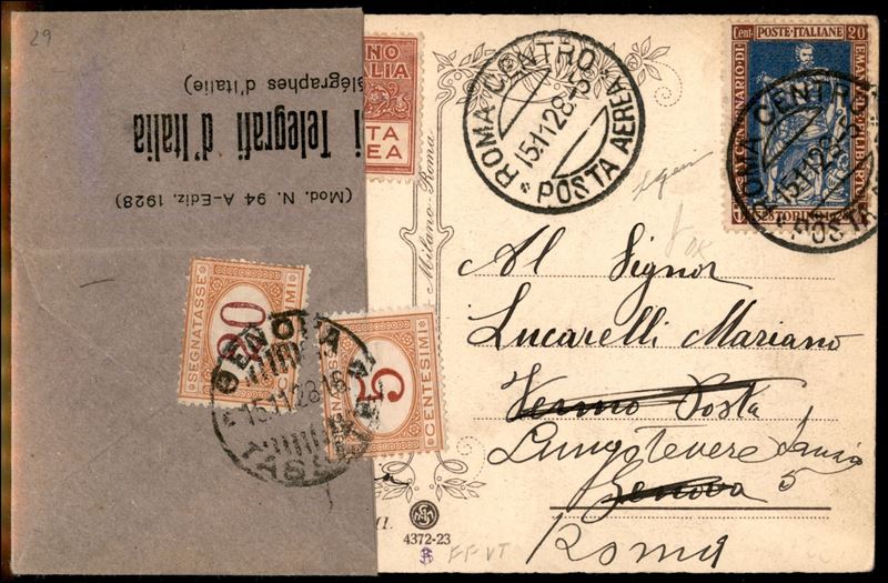 Italia / Regno / Vittorio Emanuele III / Posta Aerea