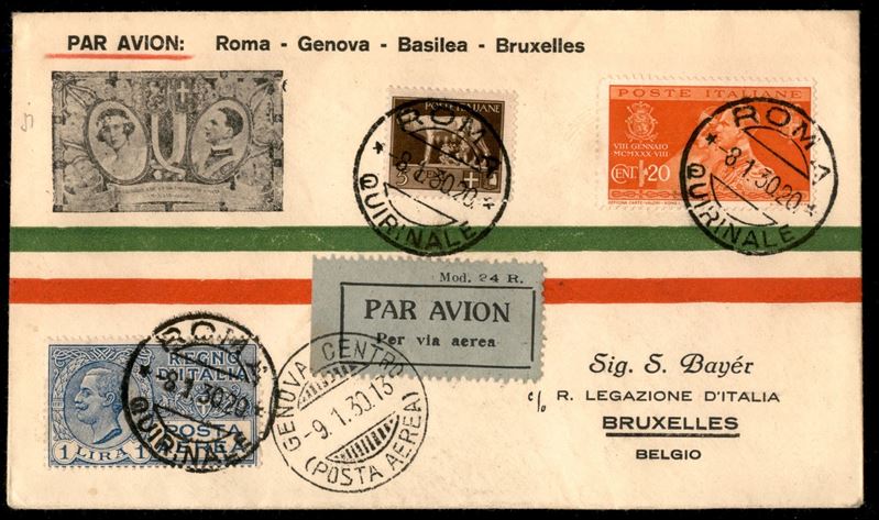 Italia / Regno / Vittorio Emanuele III / Posta Aerea