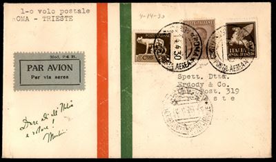 Italia / Regno / Vittorio Emanuele III / Posta Aerea