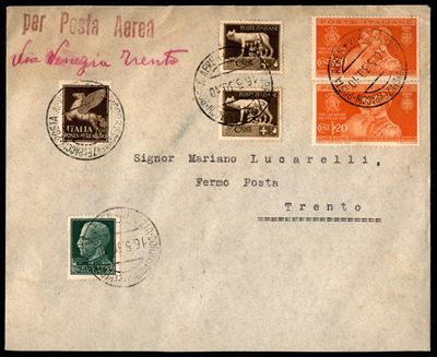 Italia / Regno / Vittorio Emanuele III / Posta Aerea
