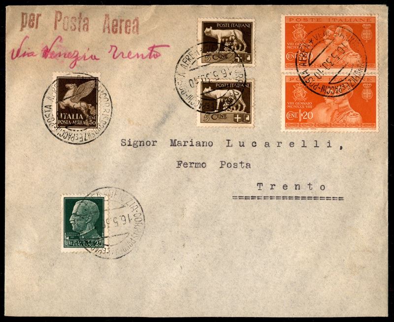 Italia / Regno / Vittorio Emanuele III / Posta Aerea