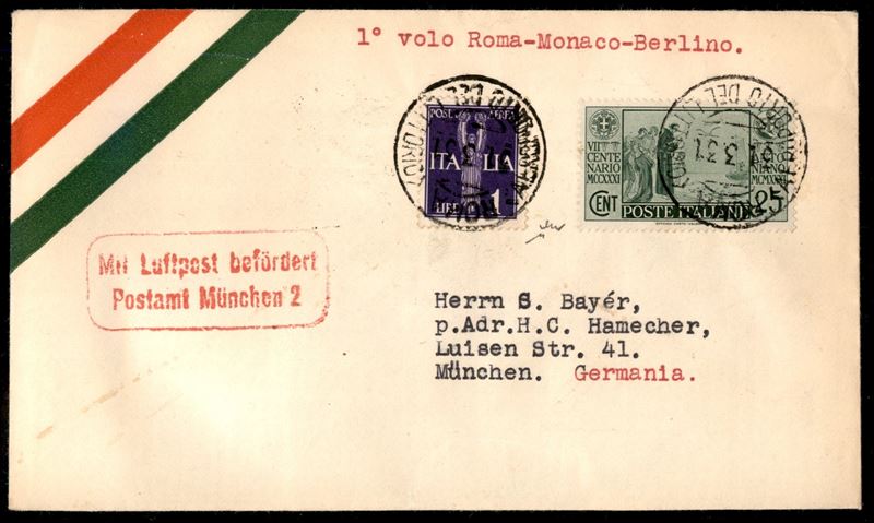 Italia / Regno / Vittorio Emanuele III / Posta Aerea
